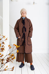 Aveline Coat in Midnight