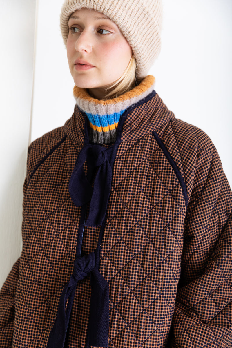 Aveline Coat in Midnight