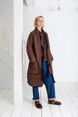 Aveline Coat in Midnight