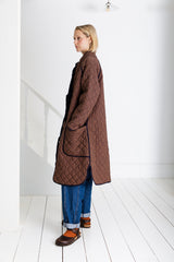 Aveline Coat in Midnight