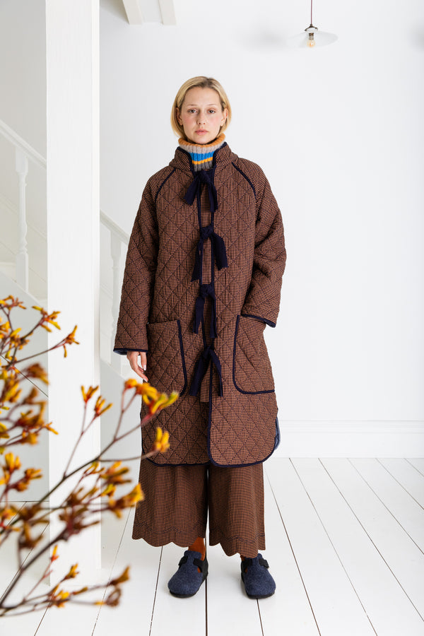Aveline Coat in Midnight