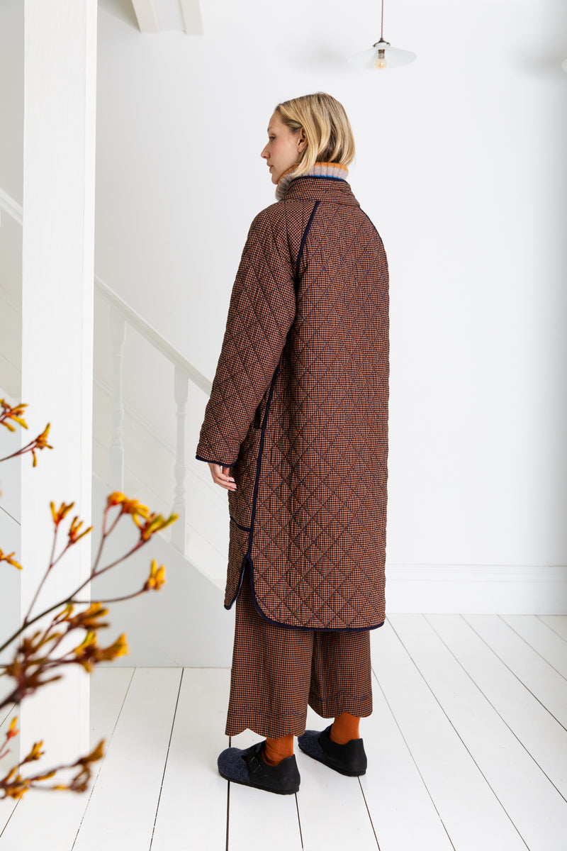 Aveline Coat in Midnight