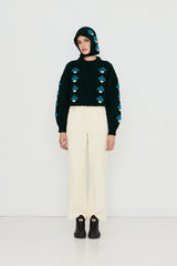 Mushrooms Sweater in Ink Blue