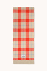 Check Knit Scarf