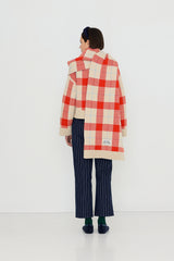 Check Knit Scarf