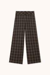 Check Pants in Umber