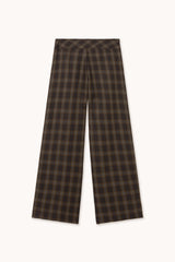 Check Pants in Umber