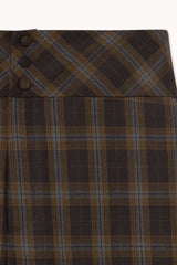 Check Pants in Umber
