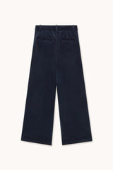 Velvet Pants in Ink Blue