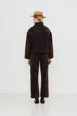 Denim Jacquard Jacket