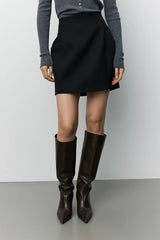 Abbie Mini Skirt in Black