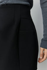 Abbie Mini Skirt in Black