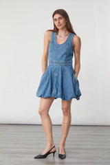Adi Mini Dress in Malibu