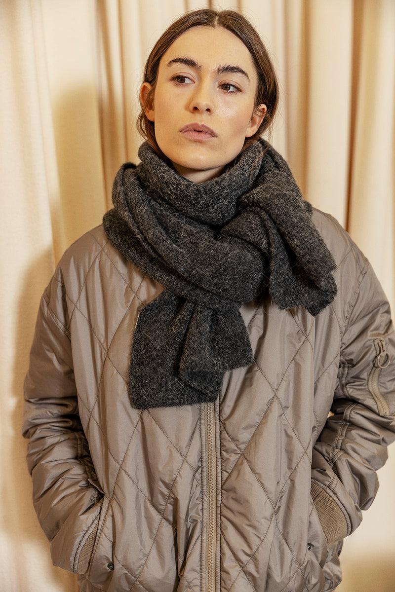 Scarf in Charcoal