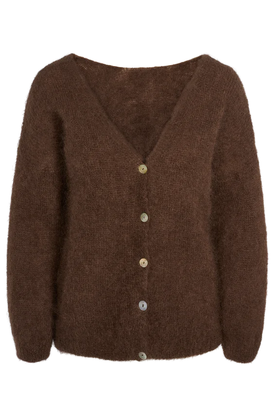 Cornelia Cardigan in Cocoa