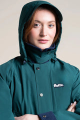 Archives Raincoat in Evergreen