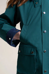 Archives Raincoat in Evergreen