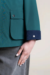 Archives Raincoat in Evergreen