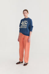 Relaxed Fit Jeans in Burnt Orange