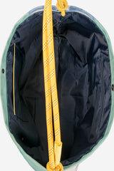 Color Block Canvas Cross-Body Bag