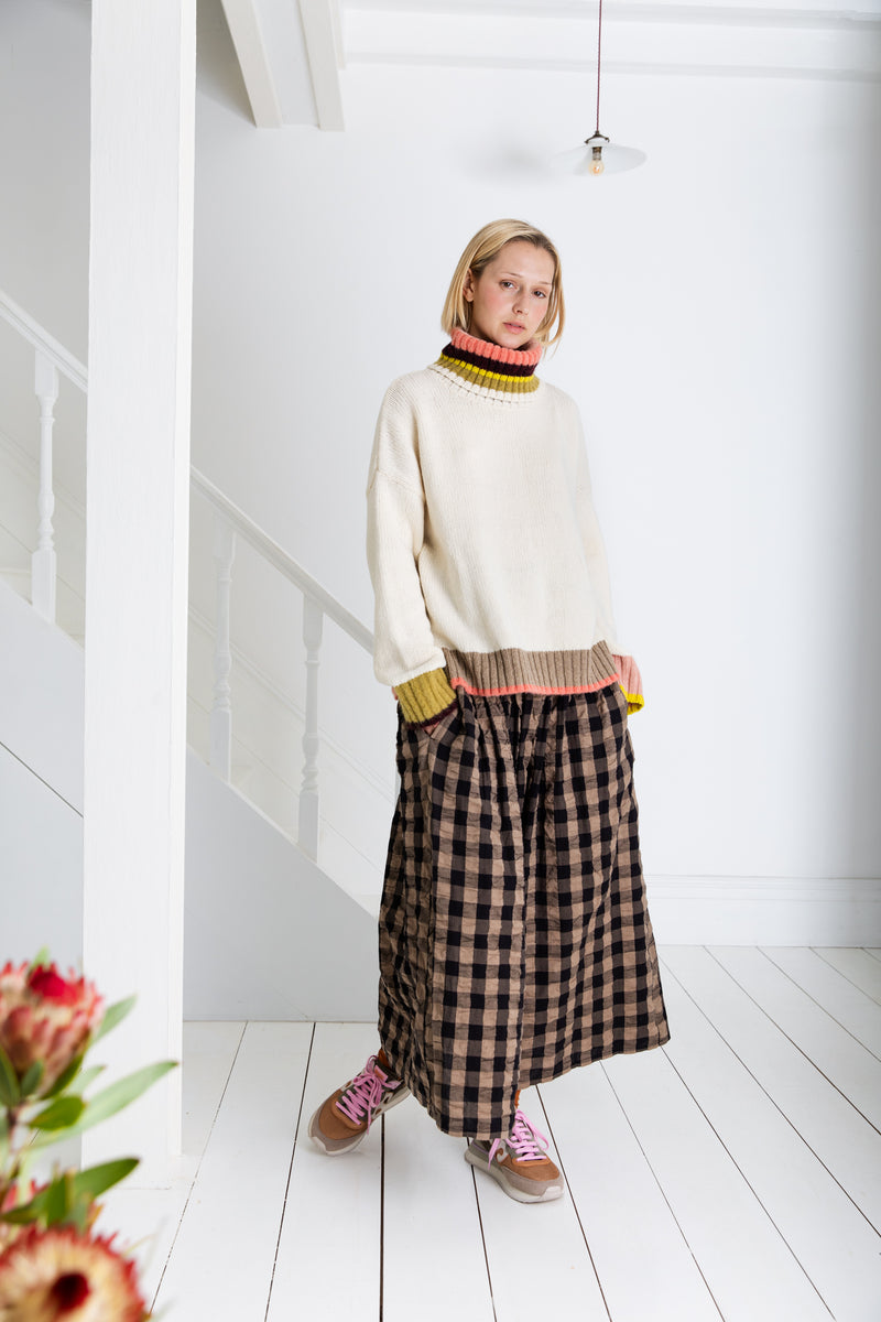Bailey Knit Jumper in Winter White