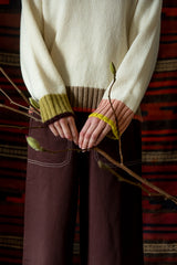 Bailey Knit Jumper in Winter White