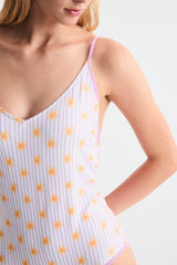 Rani Sun Striped Swimsuit in Pink