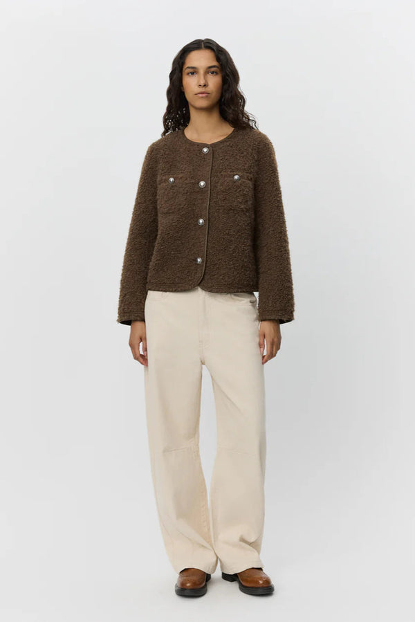 Benedict Teddy Jacket in Brown