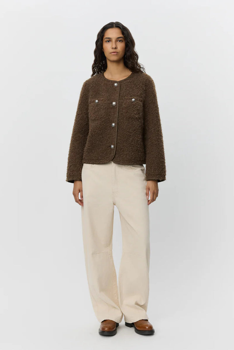 Benedict Teddy Jacket in Brown