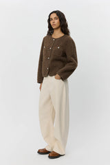 Benedict Teddy Jacket in Brown