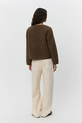 Benedict Teddy Jacket in Brown