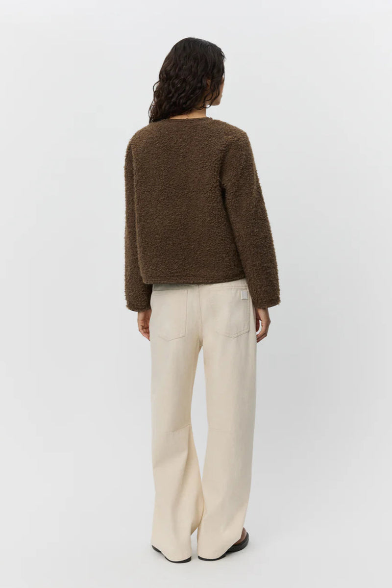 Benedict Teddy Jacket in Brown