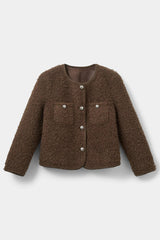 Benedict Teddy Jacket in Brown