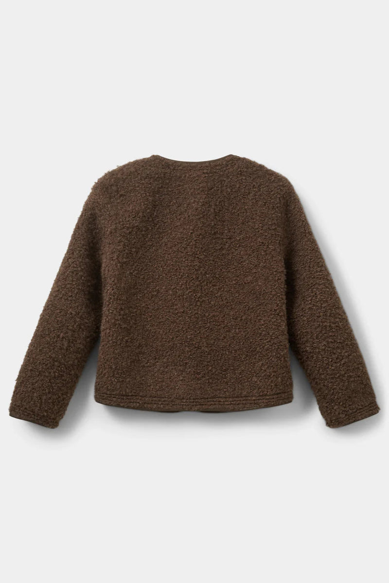 Benedict Teddy Jacket in Brown