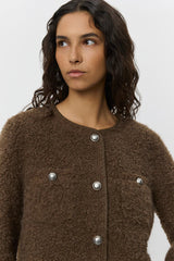 Benedict Teddy Jacket in Brown