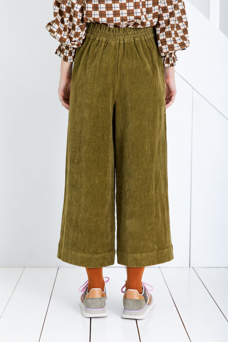 Bijou Trousers in Olive