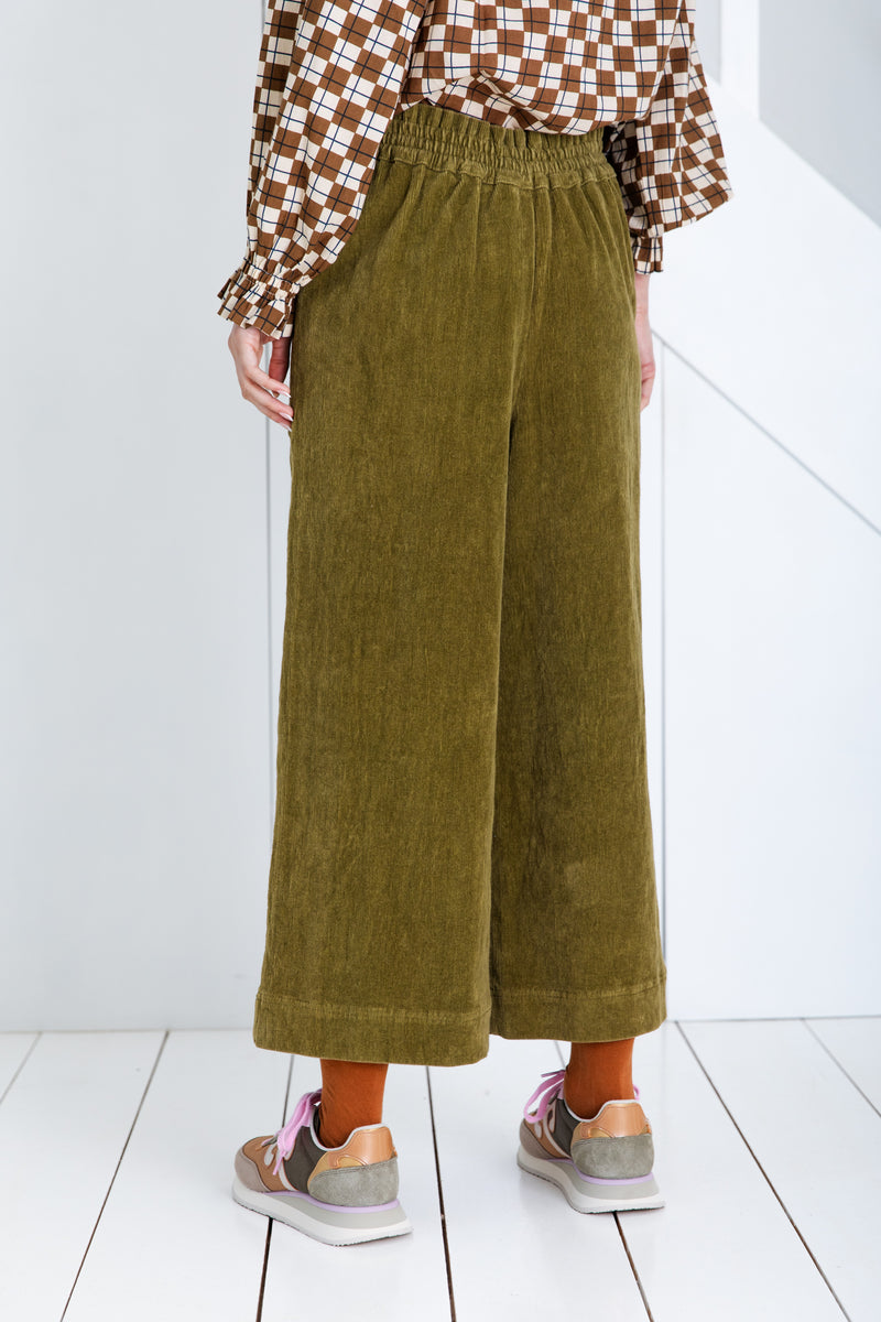 Bijou Trousers in Olive