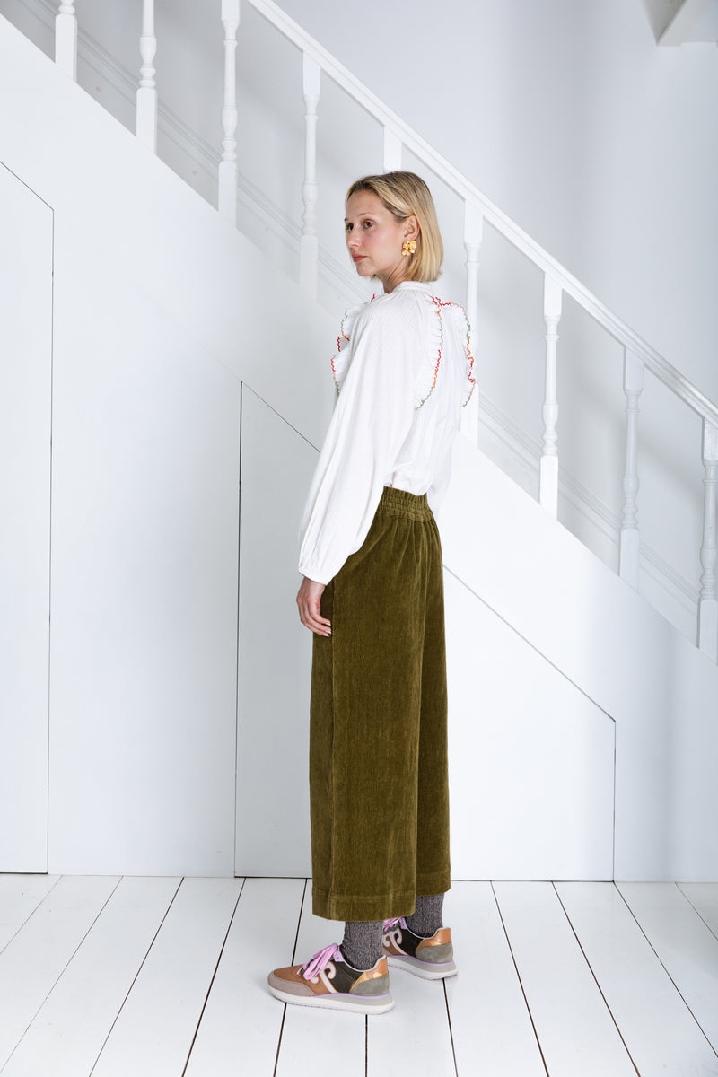 Bijou Trousers in Olive