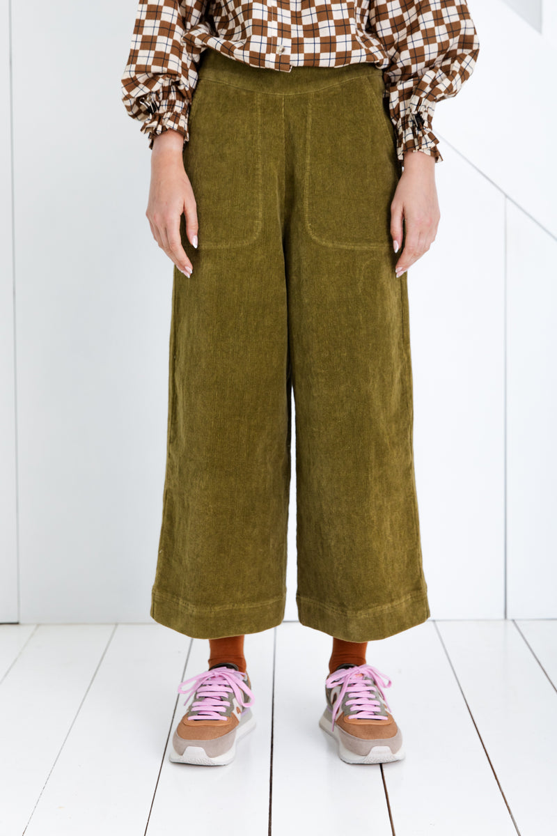 Bijou Trousers in Olive