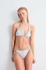 Rani Sun Striped Bikini in Green