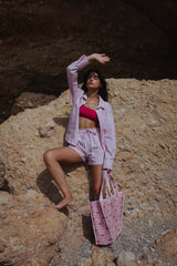 Talita Tote Bag in Pink