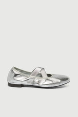 Bettina Ballet Flats in Silver