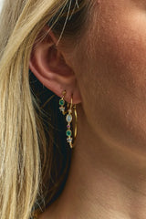 Big Storybook Hoop Earrings in Gold