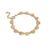Wave Chunky Bracelet in Gold