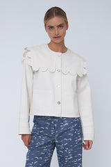Sailor Jacket in Almost White