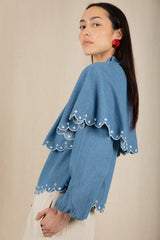 Cape Shirt in Chambray