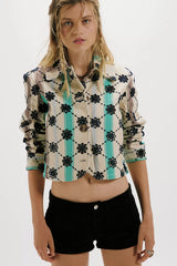 Cassie Mod Jacket in Ivory