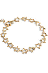 Chunky Organic Starlink Bracelet in Gold