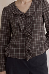 Kitkat Blouse in Brown