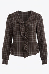 Kitkat Blouse in Brown